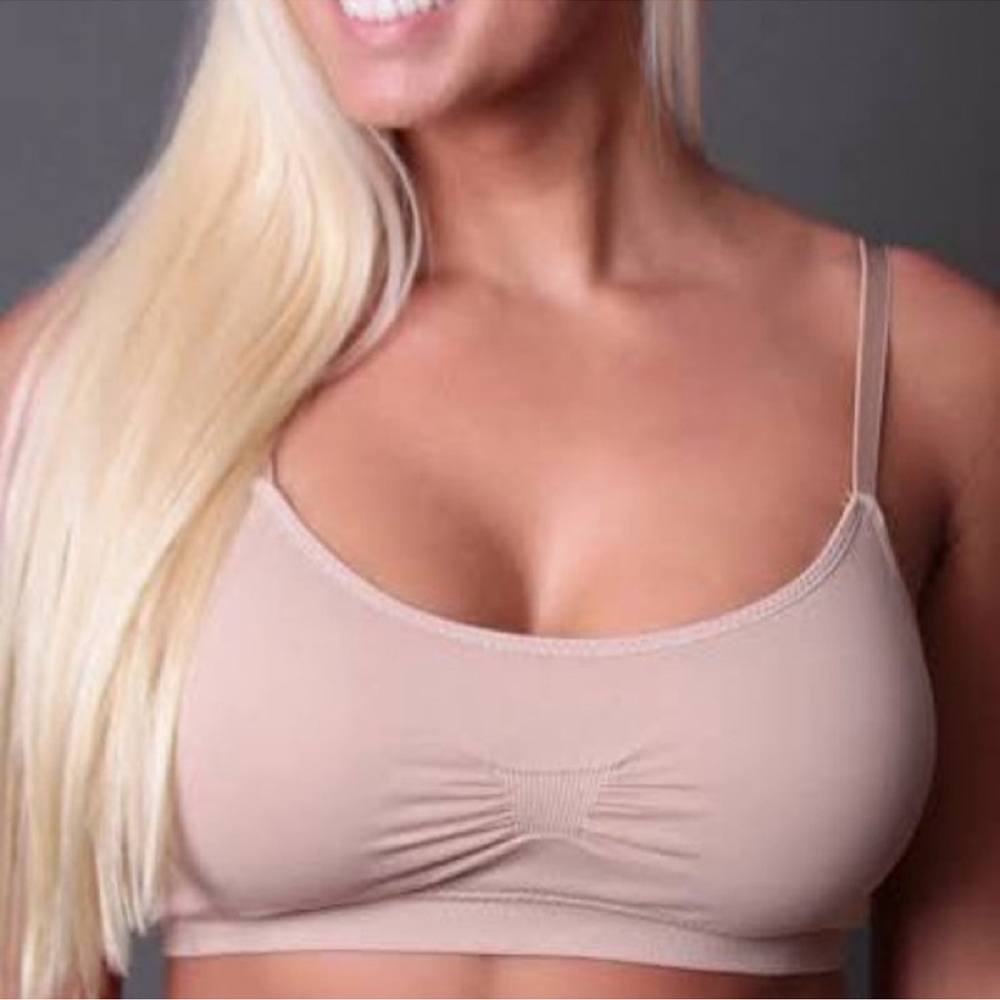 Coobie Tan Stretchy Bralette Intimates Set of 3